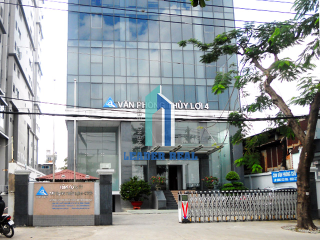 Mặt tiền tòa nhà cho thuê văn phòng Thủy Lợi 4 building quận Bình Thạnh