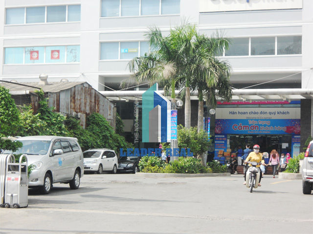Mặt tiền tòa nhà văn phòng cho thuê quận Bình Thạnh The Morning Star building